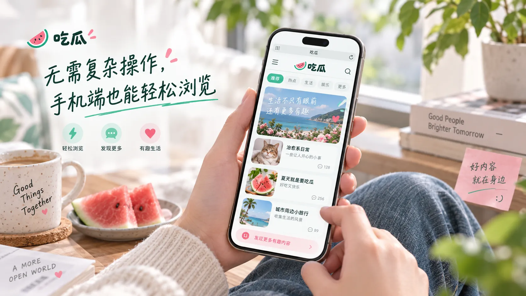 手机端内容流阅读主题配图